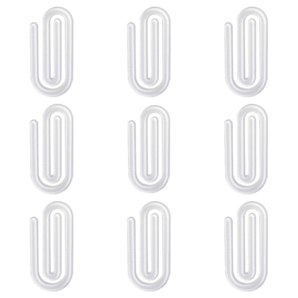 

9pcs Creative Heat Transfer Bookmark Big Size DIY Pattern Paper Clip Student Style 1