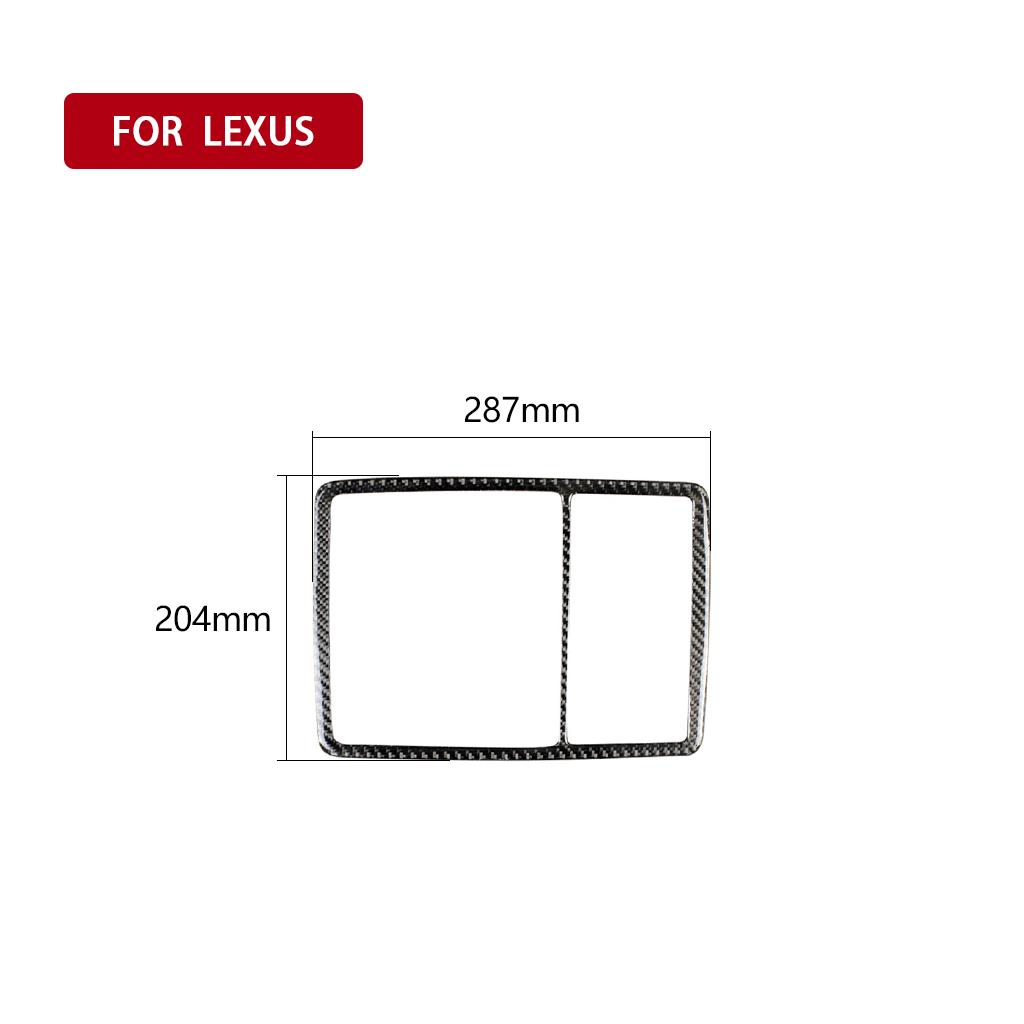 For Lexus RX300 270 200T 450H 2016- Accessories Car Carbon Fiber Interior Front Reading Lamp Frame Trim Stickers
