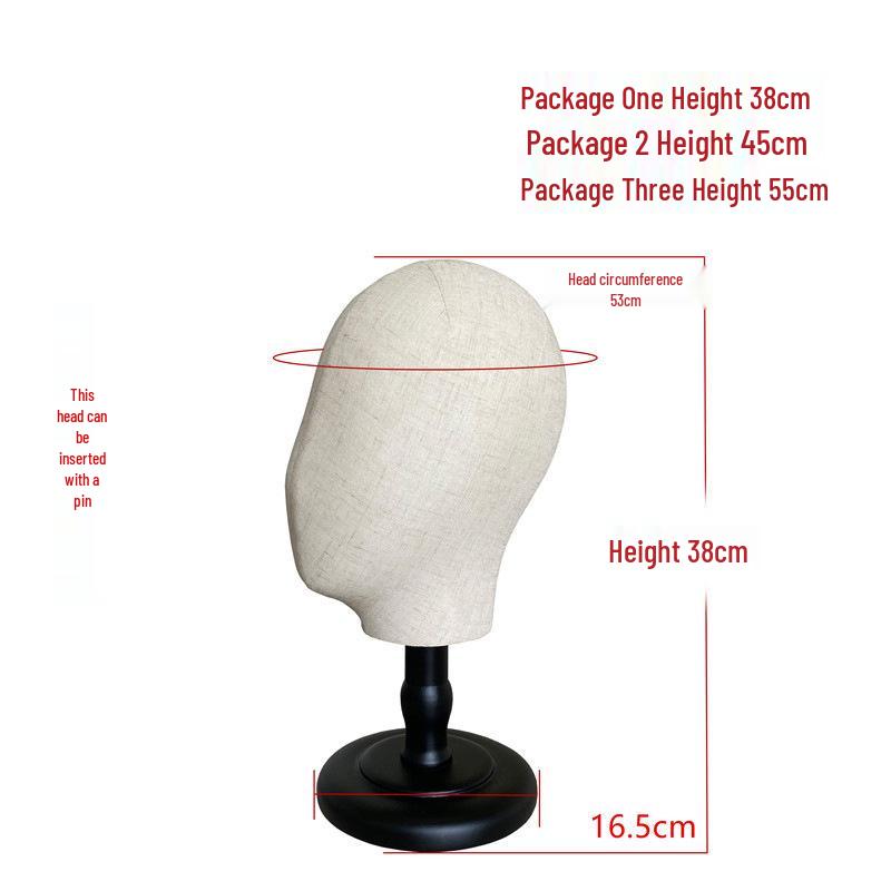 Hat and Wig Stand Model: Dummy Head Holder for Displaying Hats, Wigs, and Accessories