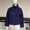 2025 Spring/Summer Women's Elegant Stand-Up Collar Short Woolen Coat
