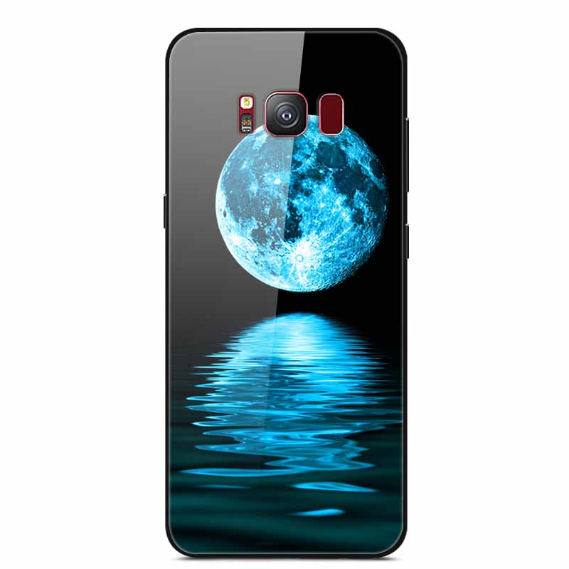 Glass Back Cover For Samsung S8 Plus Phone Case S8Plus Hard Tempered Glass Case For Samsung Galaxy S8 Plus Case S 8 Soft Edge