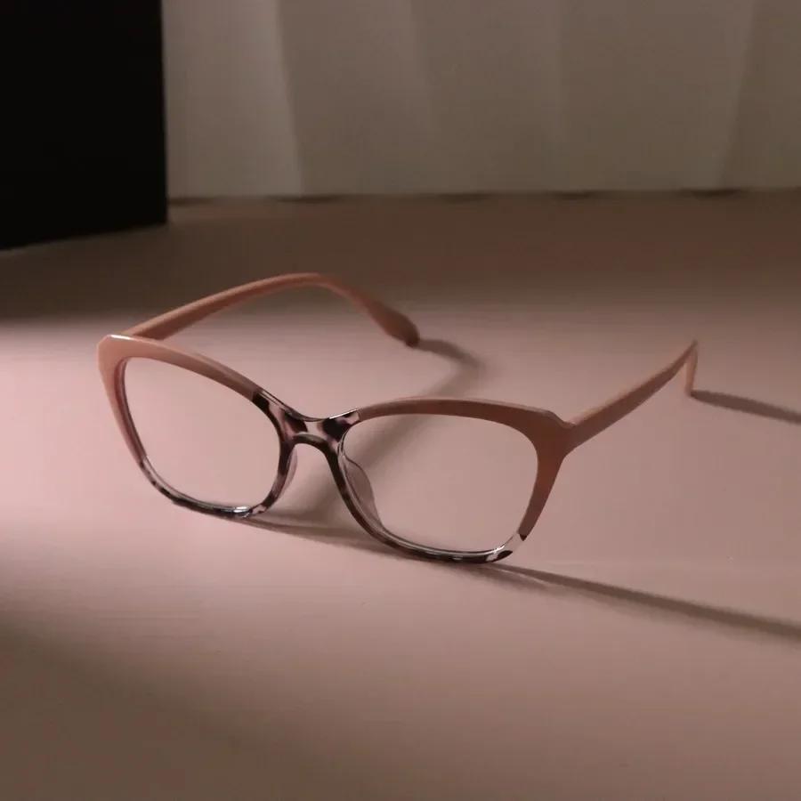 

Милые очки «кошачий глаз» для женщин и мужчин, стильные дизайнерские прозрачные оптические очки, модные оправы