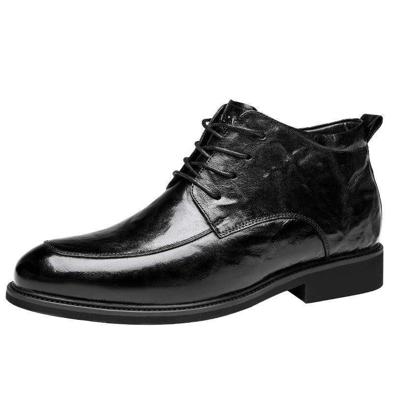 Stivali Martin in velluto autunno-inverno 2025 da uomo in pelle di alta qualità stivali da uomo stile britannico tendenza moda versatili stivali da lavoro