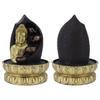 Resin Buddha Statue Water Running Fountain Feng Shui Ornament Indoor Waterscape Craft Home DecorUS