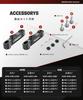 Kaedear Motorrad Spiegeladapter Offset Spiegelhöherlegung Aluminiumlegierung M8/M10 Positiv und Negativ 2 Stück Offset-Adapter KDR-UHR1-408R (Schwarz, M8 Positiv)