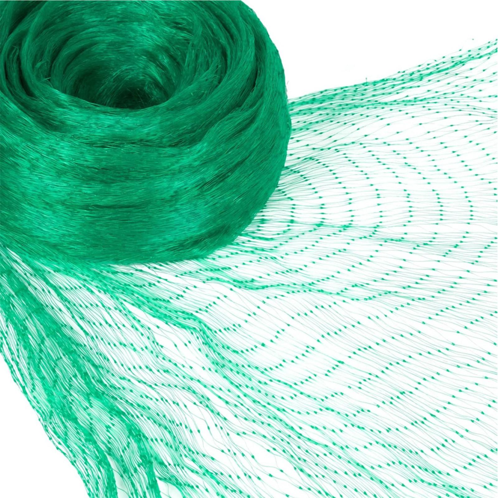 

Сетка для птиц для сада, 13x32 фута, овощные растения и фруктовые деревья от птиц и животных, сетка из полиэтиленового материала, многоразовая и сверхмощная One Size