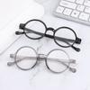 1Pc Portable Round Frame Anti-UV Blue Rays Reading Glasses Women Men Presbyopia Eyeglasses Eyeglasses Vision Care +1.0~+4.0