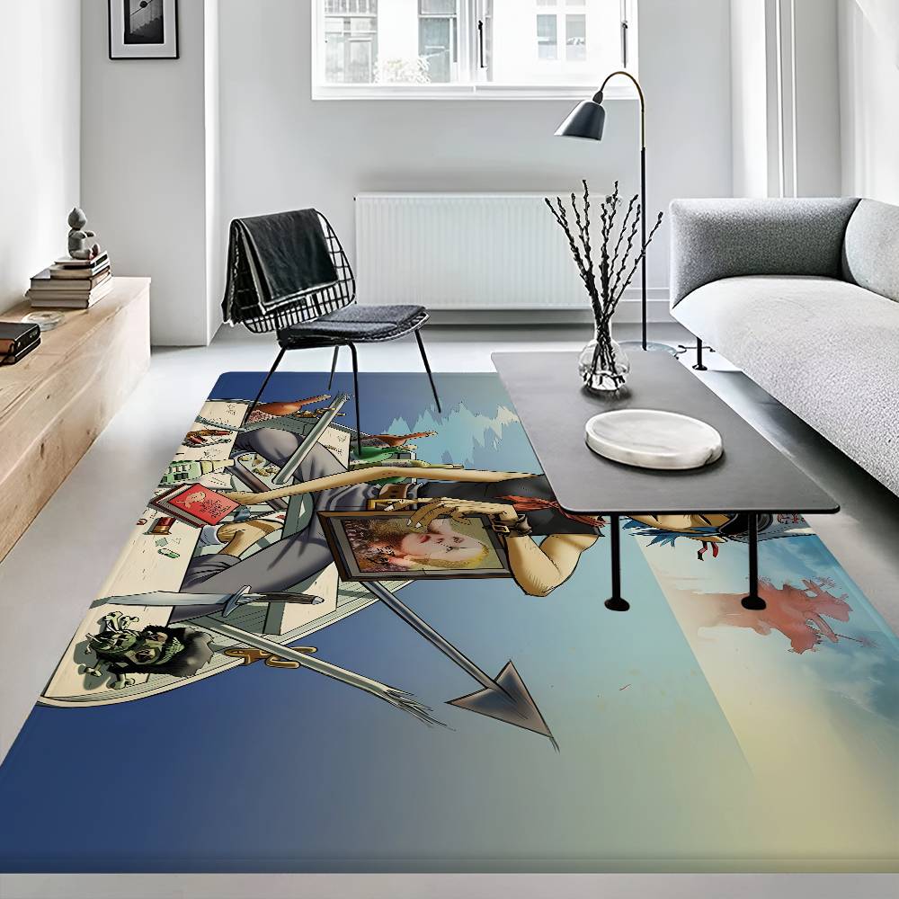 Gorillaz Band Bathroom Mat INS Style Soft Bedroom Floor House Laundry Room Mat Anti-skid Welcome Doormat