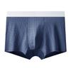 Men's 100% Cotton 3D Jacquard Boxer Briefs with Antibacterial Crotch in Large Size (2026 Model)