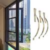 100pcs Window Screen Tension Clips Steel Flat Spring Corner Clips Window Screen Spring Clips Set for Aluminum Channels