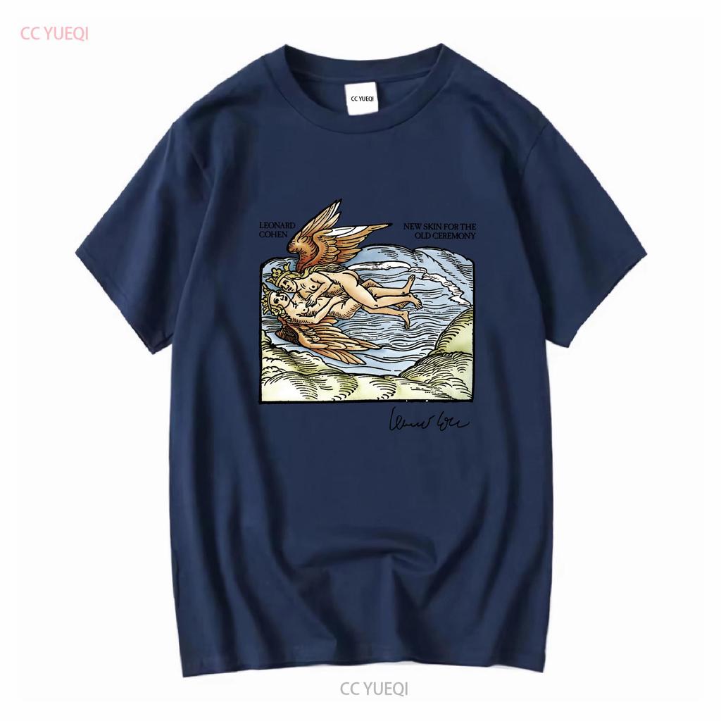 Leonard Cohen New Skin For The Old Ceremony All Size S to 5XL T SHIRT vintage Washed Slightly Unisex streetwear Soft