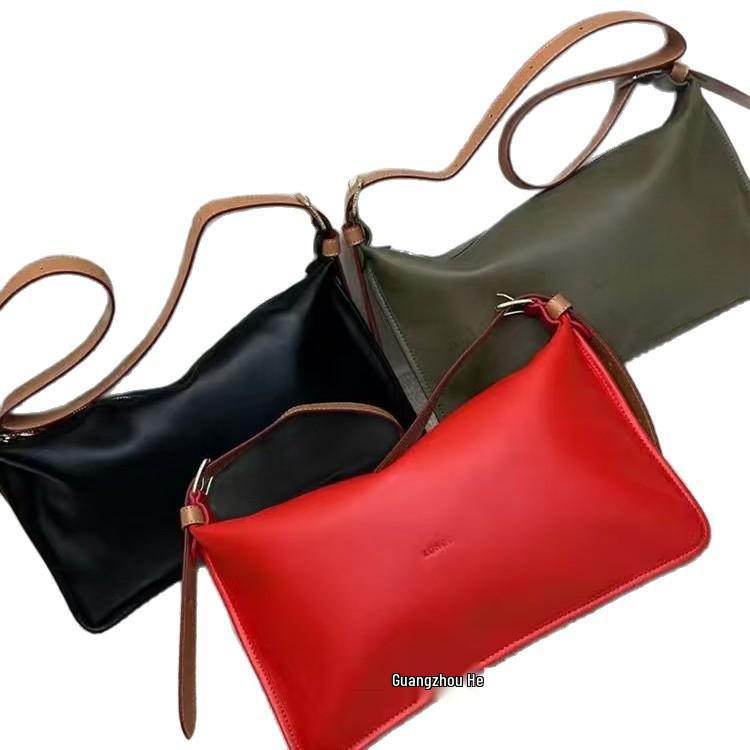 2025 Dragon Inlay Smoo Series Lambskin Geometric Women's Shoulder Crossbody Bag, Large Capacity, Wang Manyu Style