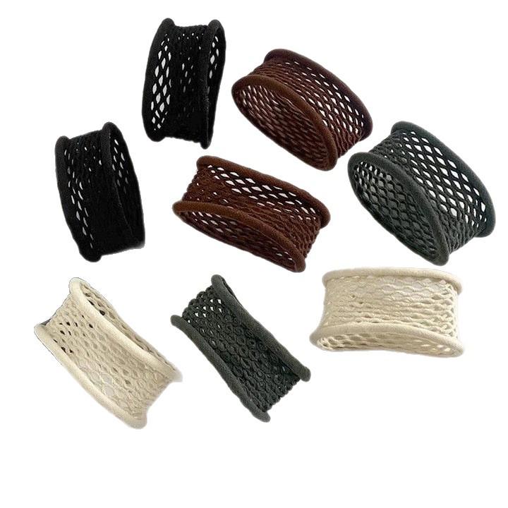 Newbie High-Elasticity Seamless Hollowed Hair Tie Hair Ring - Sweet Rubber Band for Women