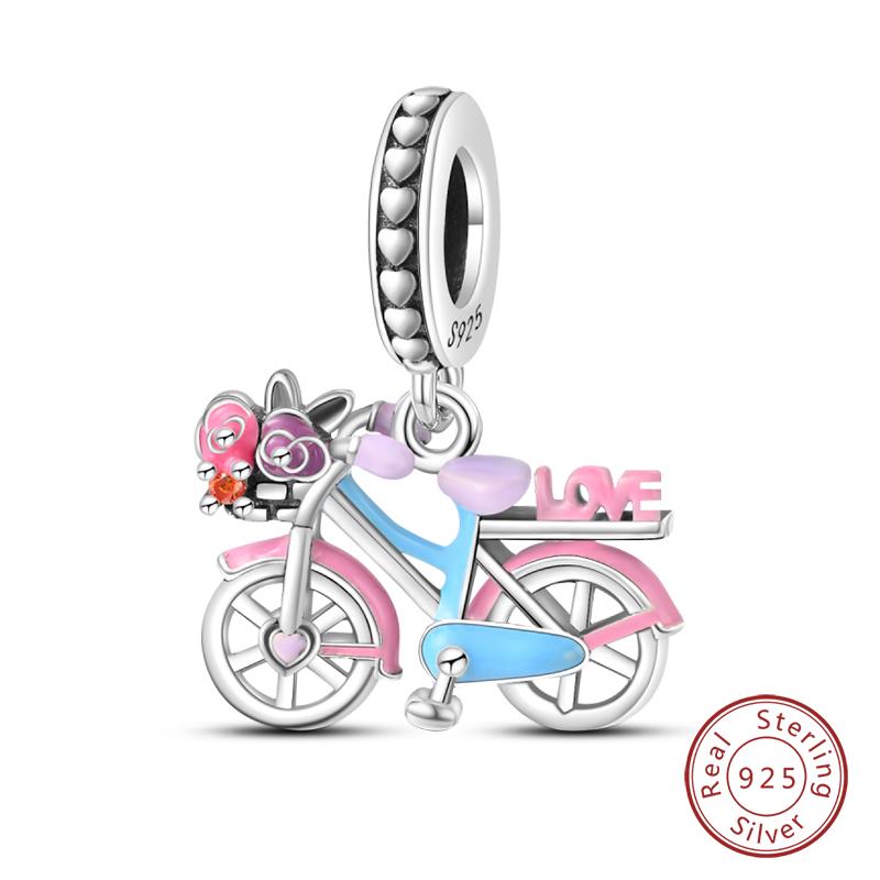 100% Copper Butterfly Fairy Dream Ocean Shell Pearl Mermaid Sea Turtle Sunflower Charms Beads Fit Qikaola Bracelets