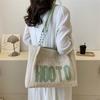 Fashionable Woven Tote Bag For Women Medium-sized Trendy Handbag In Black