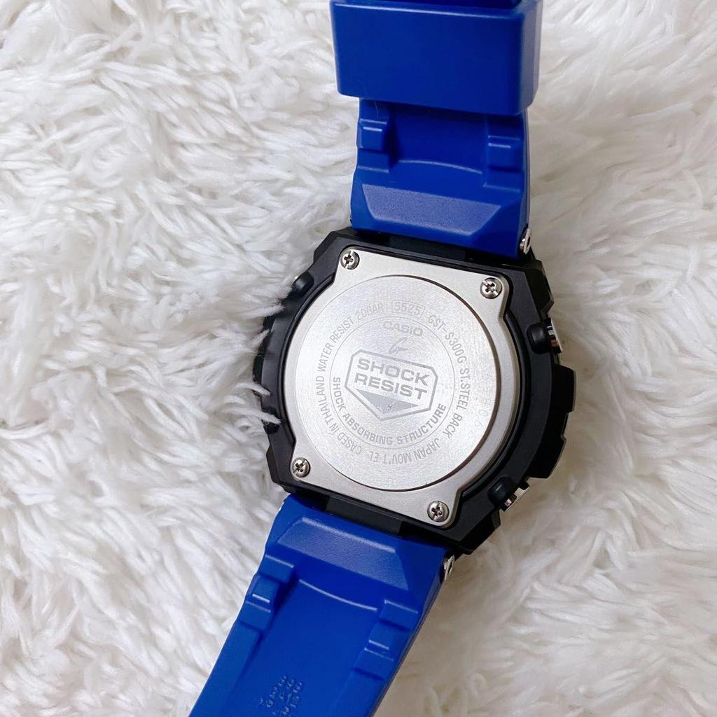 Used CASIO G-SHOCK GST-W300G Radio Solar G-STEEL