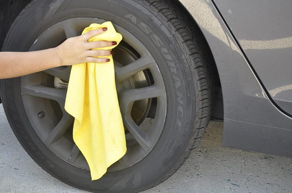 Kirkland Signature Microfiber x 36 for Car Washing and Interior and Exterior Towels, 2-Pack Count, Blue, 1397553, Thick, Wiping, (2, Blue) [Used]