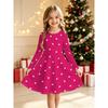 Girls' 3D Gradient Princess Dress Long Sleeve Summer Spring Vacation Daily Holiday Princess Beautiful Sweet Kids 4-12 Years Casual Dress A Line Dress
