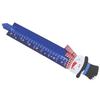 Snowflake Snow Gauge Outdoor 24 Inch Snowfall Measuring Gauge Winter Snowflake Metal Ruler for Yard