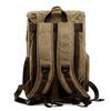 Unisex Canvas Waterproof Photography Outdoor Wear-resistant Large Camera Backpack
