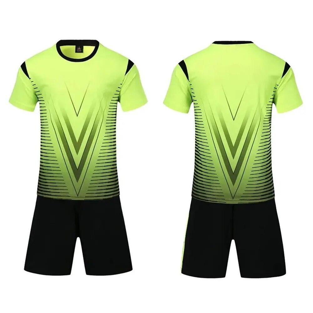 Adult Kid Football Jersey Personalized Soccer Uniform Shirts Men Futsal Sportswear Kit Women Training Tracksuit Sport Sweat Suit
