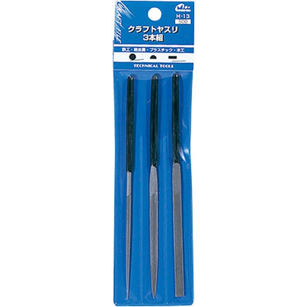 Mineshima Craft File Set of Hobby Tool 3, H-13