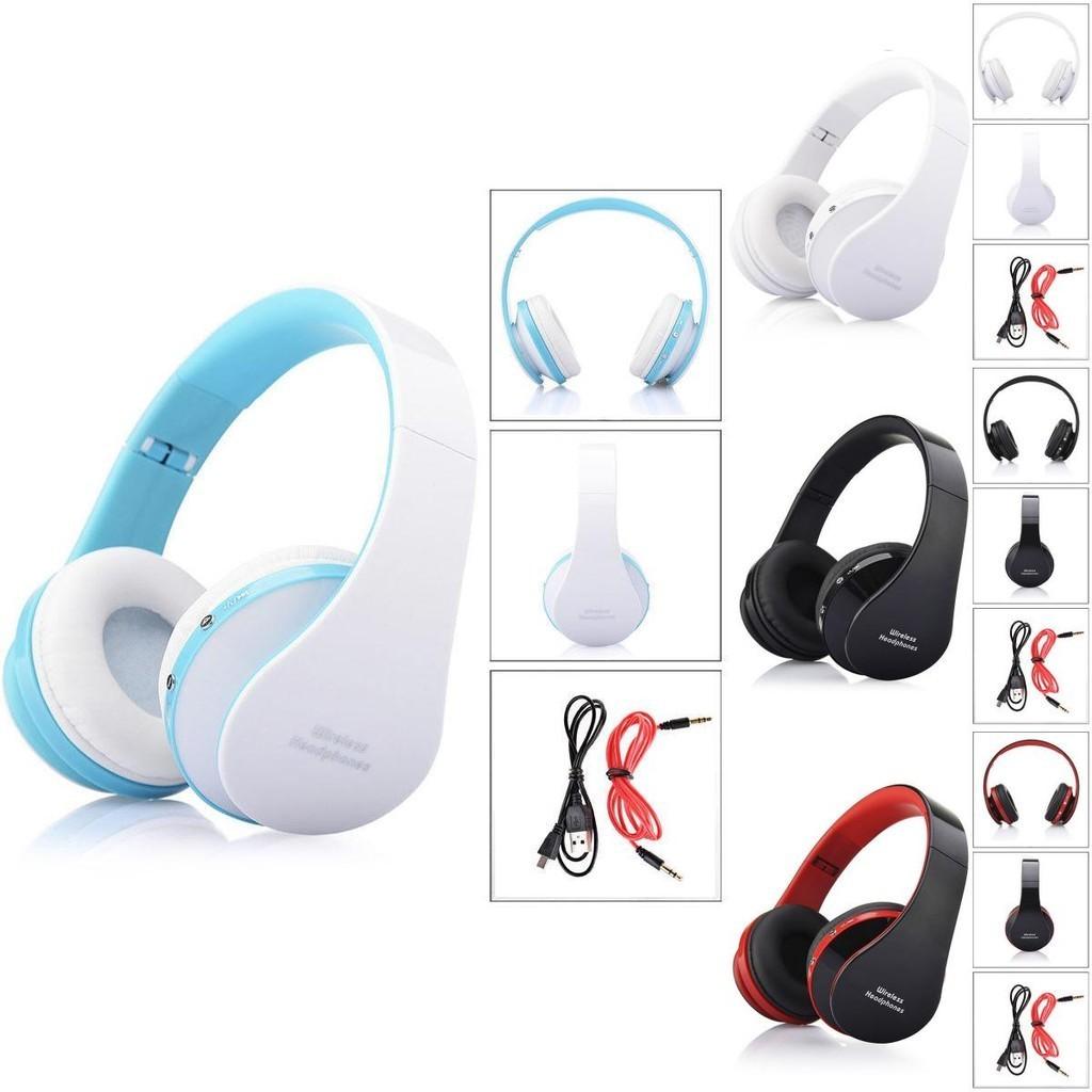 Folding Wireless Headset Bluetooth Stereo Headphones Earphone For Iphone