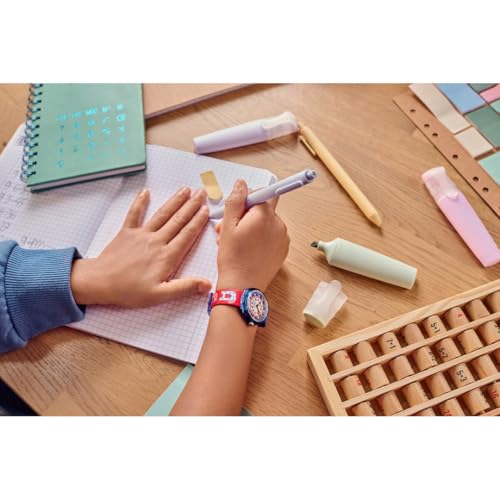 Swatch Flik Flak KNOW YOUR ABC Uhr FBNP244 Jungen Rot