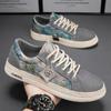 Fashion Canvas men's shoes 2025 summer breathable sports and leisure low top board shoes men's corduroy cloth shoes work shoes