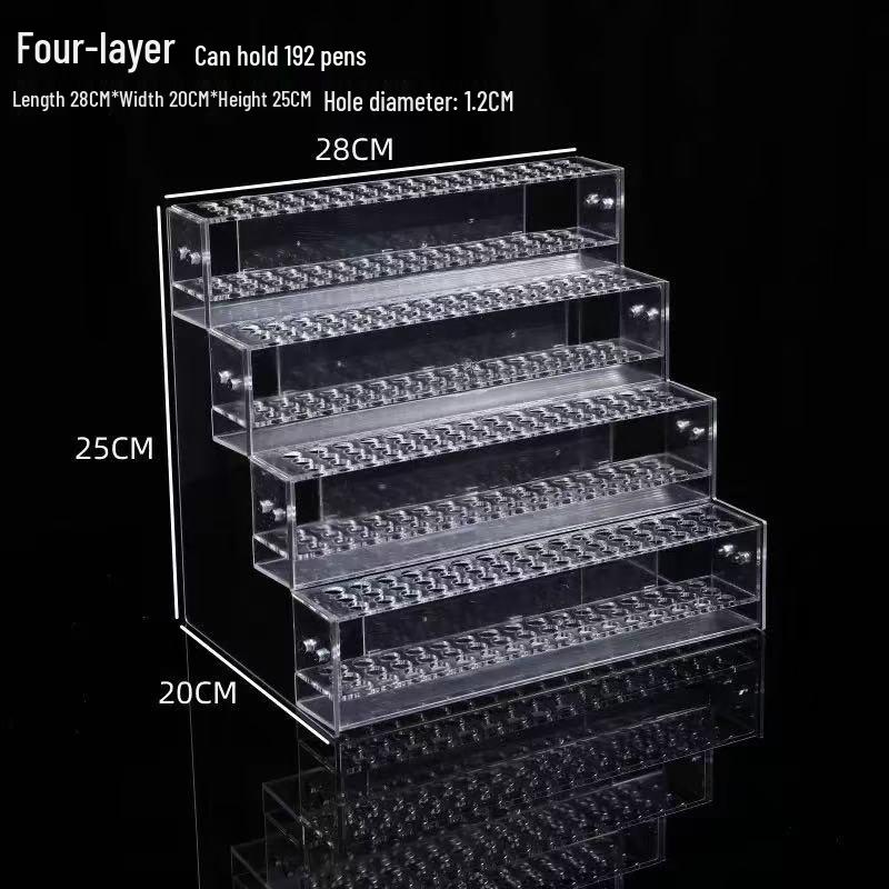 Clear Acrylic Pen and Pencil Holder Display Stand