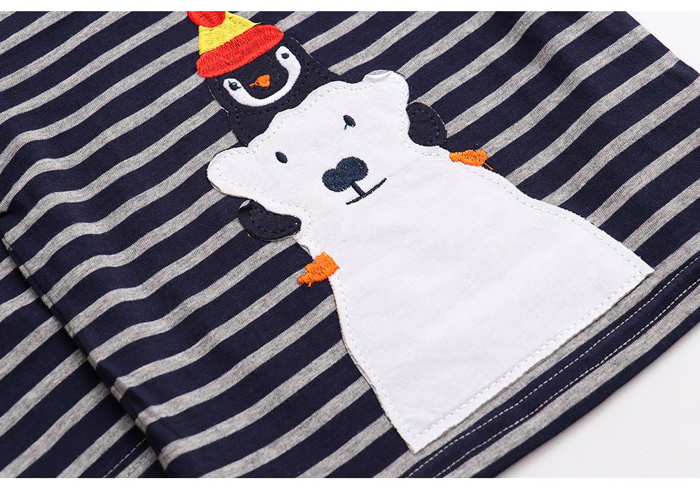Boys' Autumn Cotton Long-Sleeve T-shirt - Thin, Warm Base Layer