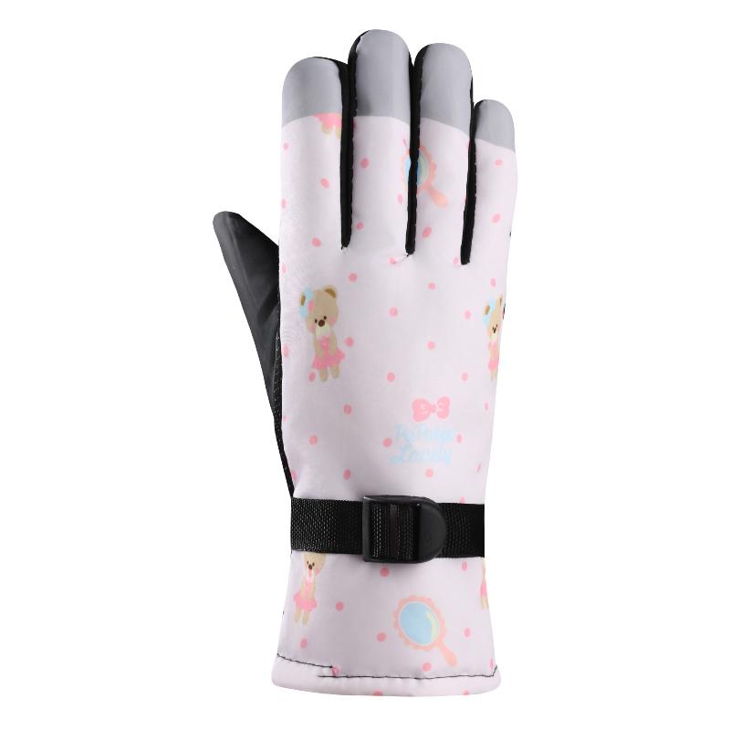 

Winter Ski Warm Gloves For Women Thicken Waterproof Non-slip Outdoor Sport Full Fingers Gloves Cycling Gloves