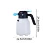 Battery Foam Sprayer 1.8L Portable Spray Cannon Cordless High Pressure USB Charging Sprayer For Patio RV Boat Driveway