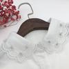Blusa in chiffon con colletto finto di strass da donna M
