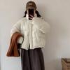 Super Soft White Duck Down Puff Down Jacket Women's Short Winter Sweet Hooded Loose Small Bread Jacket Tide