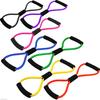 Lightweight And Easy To Store 8-shape Resistance Band With Comfortable Foam Grips