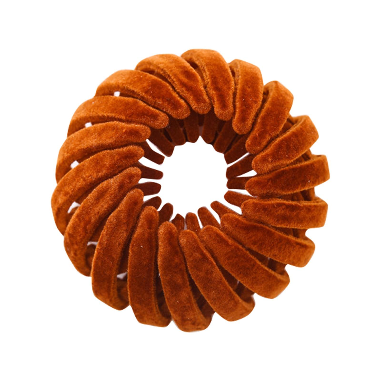 

Заколка для волос в форме птичьего гнезда, расширяемая, для создания пучков, аксессуары для волос, женские заколки для хвостиков, заколки для пучков для тонких густых вьющихся волос, пластиковые заколки для волос One Size верблюд