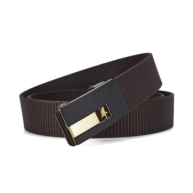 Zodiac Toothless Canvas Belt Simple Automatic Buckle Imitation Nylon Belt Casual Men'S Belt