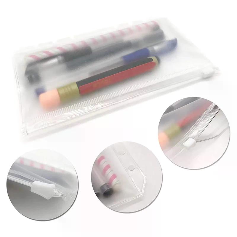 8 SZTUK Kieszonki do segregatora PVC Koperty na gotówkę A5 A6 A7 Foldery z zamkiem Saszetki Organizer na pieniądze Segregator dokumentów Wkłady do segregatora