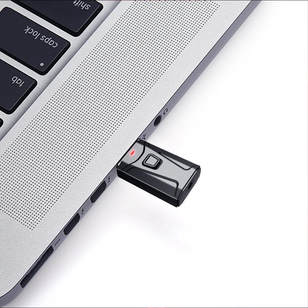 4 In 1 Bluetooth 5.1 Transmitter Receiver Adapter with 3.5mm AUX for TV PC Headphones Home Stereo Car HIFI Audio