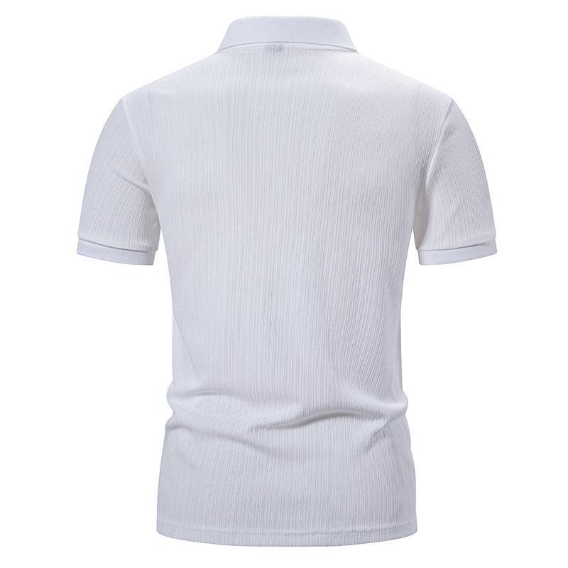 Men's Summer Business Casual Polo Shirts Lightweight Moisture Wicking Tee Tops Short Sleeve Golf Shirts for Men Breathable Dry Fit Collared T-Shirts