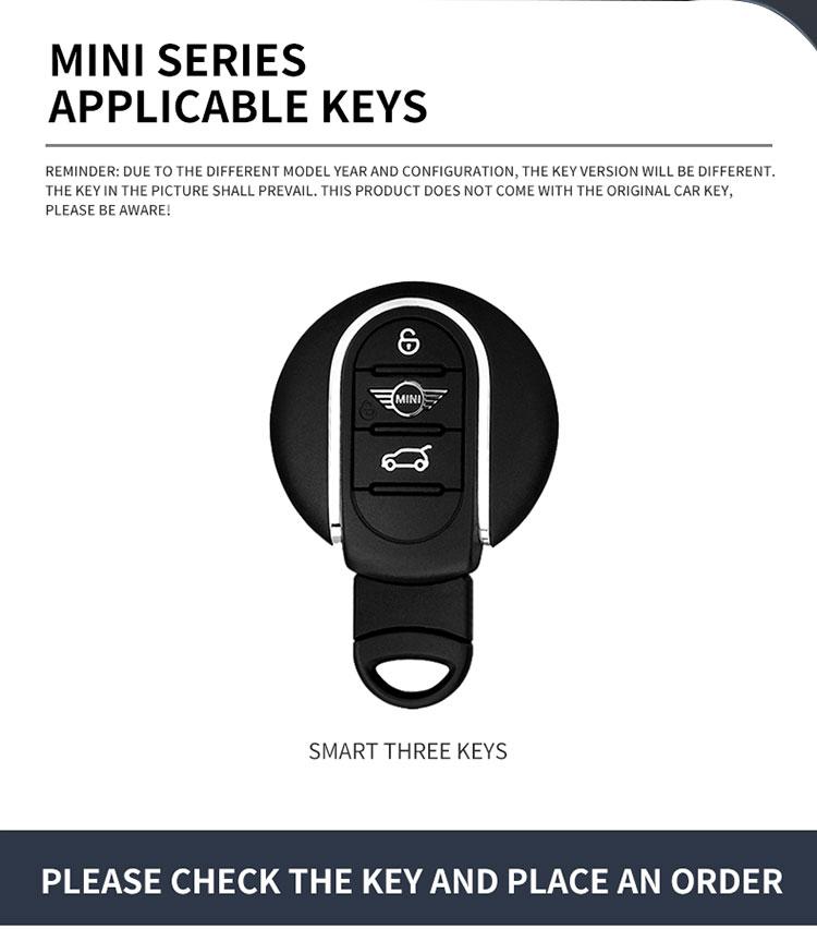 Para BMW MINI COOPER S ONE JCW F54 F55 F56 F57 F60 CLUBMAN COUNTRYMAN Accesorios Llavero Funda Carcasa Cubierta Mando a Distancia del Coche mjewr55
