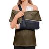 Camicia Colorata Manica Corta Post-operatoria da Donna con Zip sulla Spalla e Chiusura Laterale.