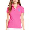 Polo Pony Embroidered Print Polo Shirt Women Tops 211505656-065