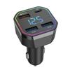 Four-Port USB Car Charger with PD, QC3.0, and 2.4A Support