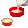 3PCS Silicone DIY Cake Mold Round Cake Pan 4 6 8 Inches Cake Mold Non Stick Baking Tools