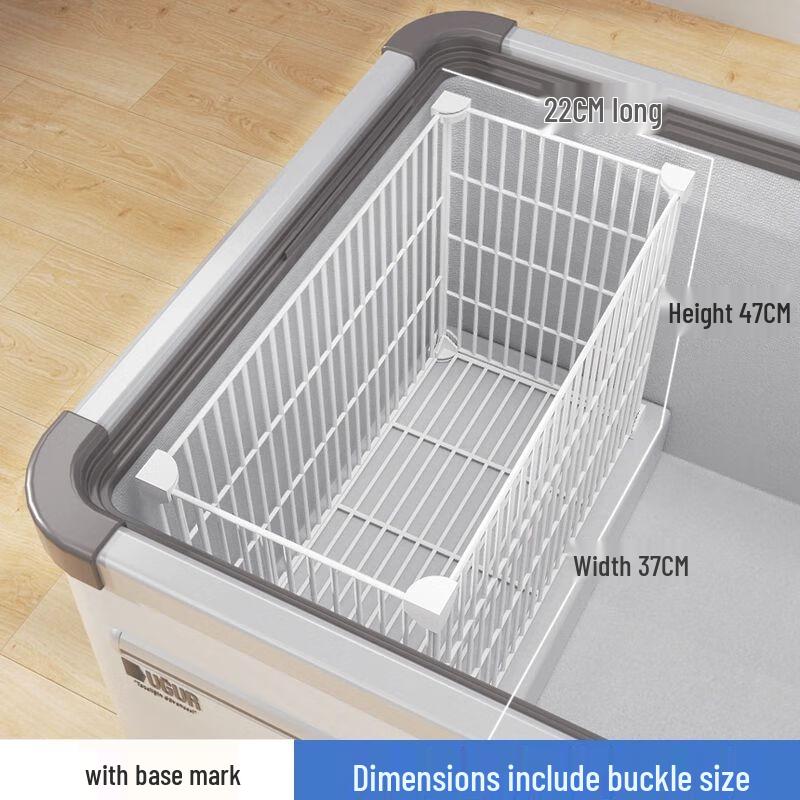 Magnetic Carbon Steel Refrigerator Freezer Organizer Partition