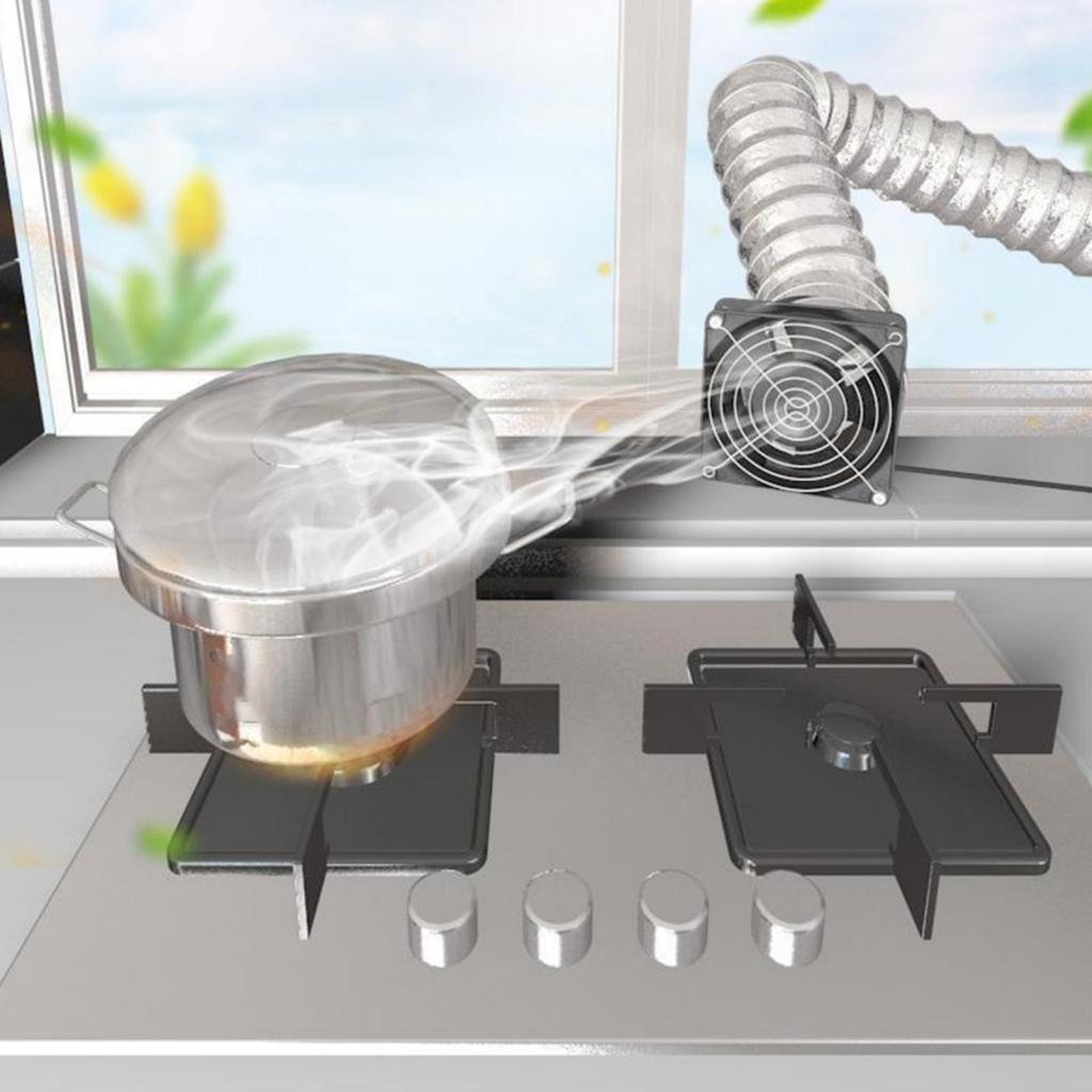 High Speed Exhaust Fan 80mm DC12V with Plug Double Ball Bearing for DIY Welding and 3D Printer Enclosures Craft Projects