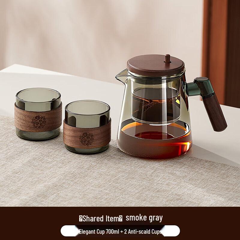ZISIZ All-Glass Tea Infuser Teapot