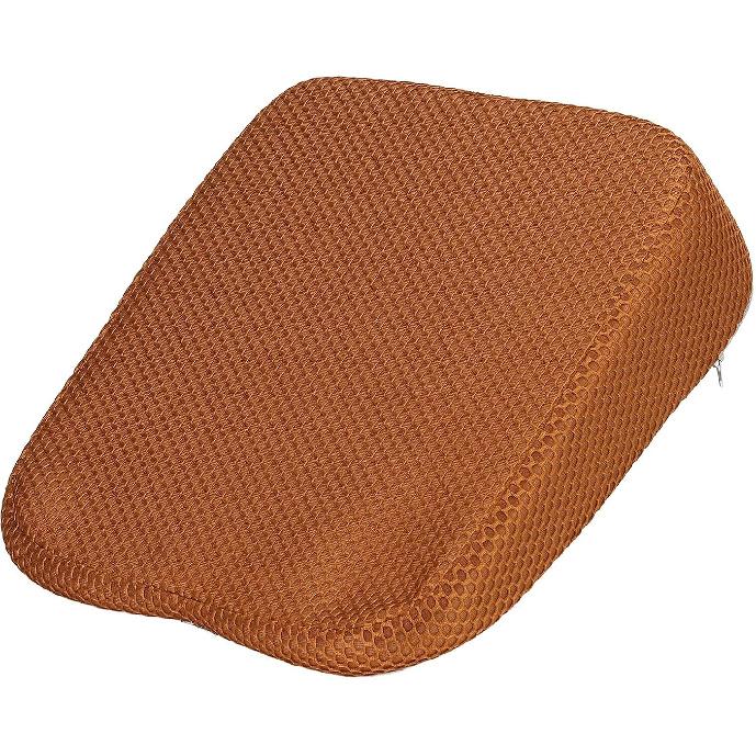 HARFINGTON Seat Cushion 4.72  Thick Comfort Memory Foam Office Chair Cushion with Non Slip Bottom for Car Seat Driver, Orange